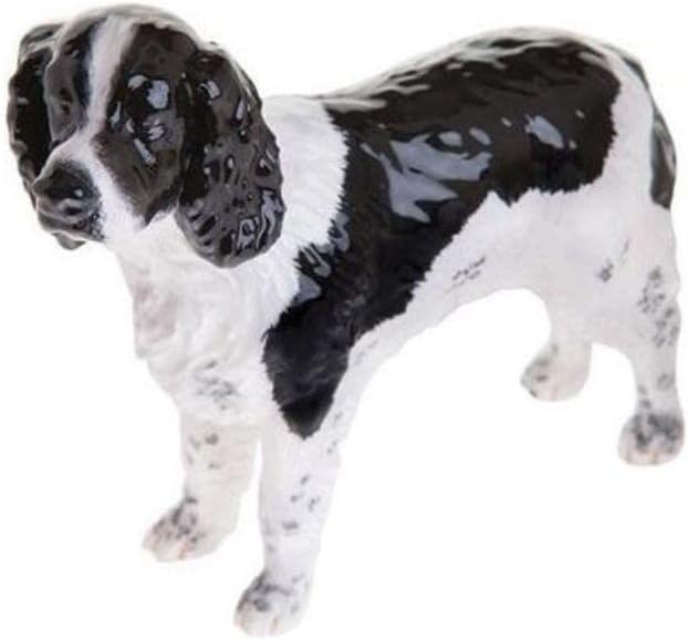 John Beswick - Springer Spaniel Black & White - JBD8OBW.