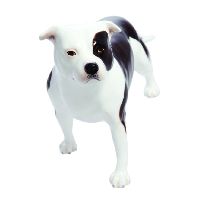 John Beswick - Staffy (Staffordshire bull terrier) Brown and white - JBCOD4. - Image 2