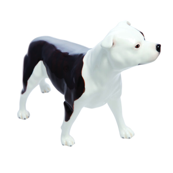 John Beswick - Staffy (Staffordshire bull terrier) Brown and white - JBCOD4. - Image 3