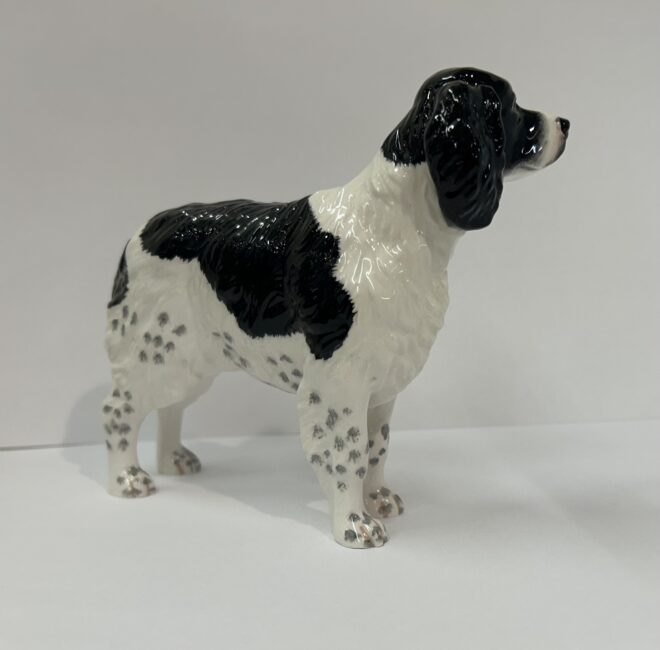 John Beswick - Springer Spaniel Black & White - JBD8OBW. - Image 4