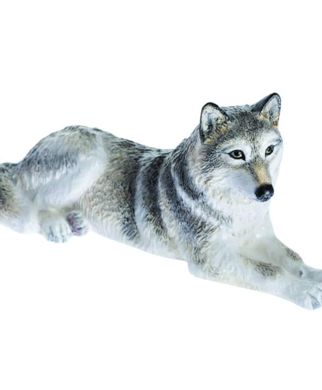 John Beswick - lying wolf - JBDW4